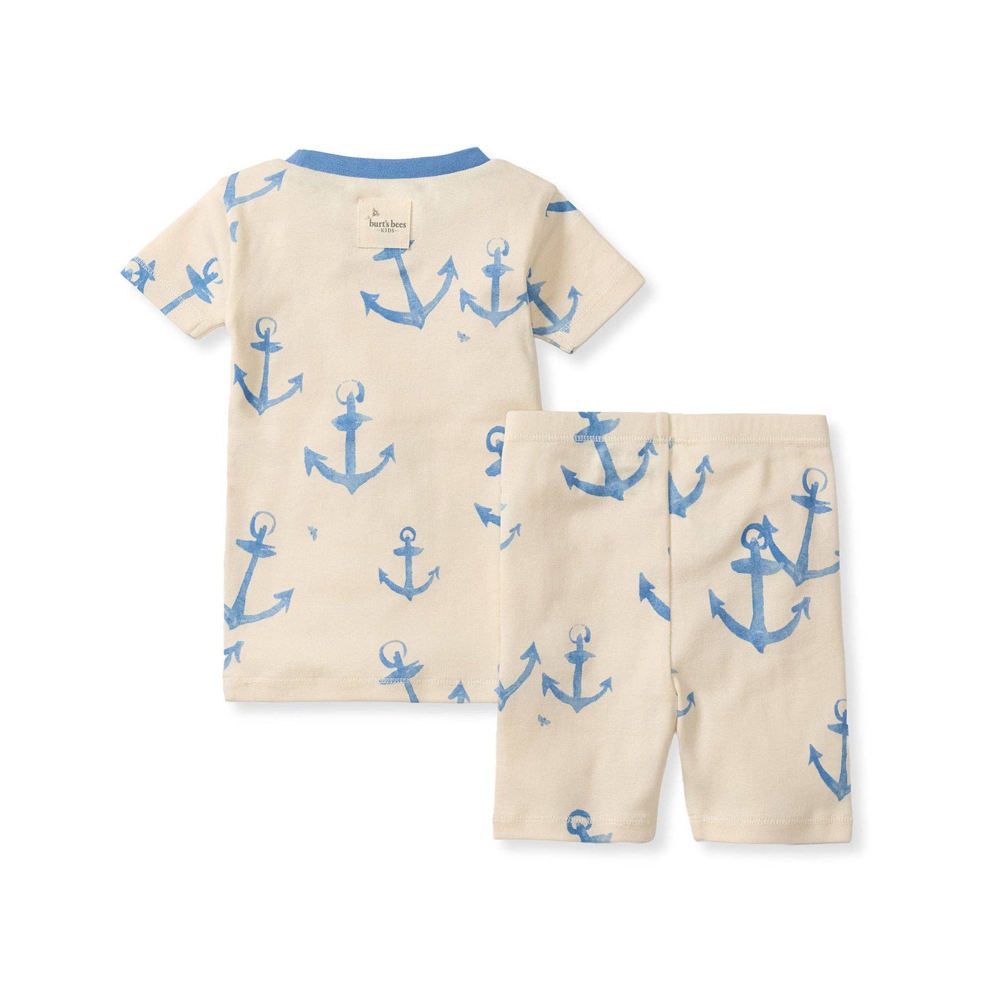 Burt's Bees Baby - Anchors Organic Cotton Two-Piece Pajamas