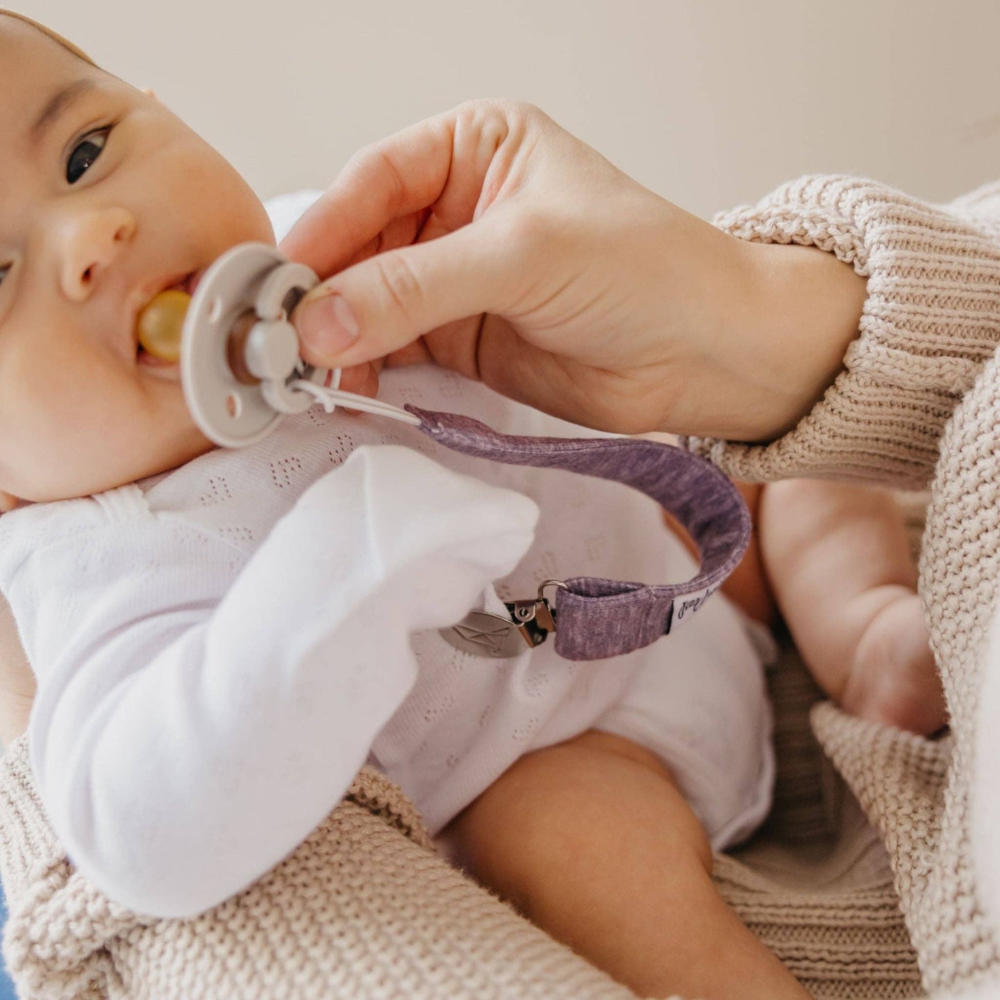Copper Pearl | Binky Clips - Lacie