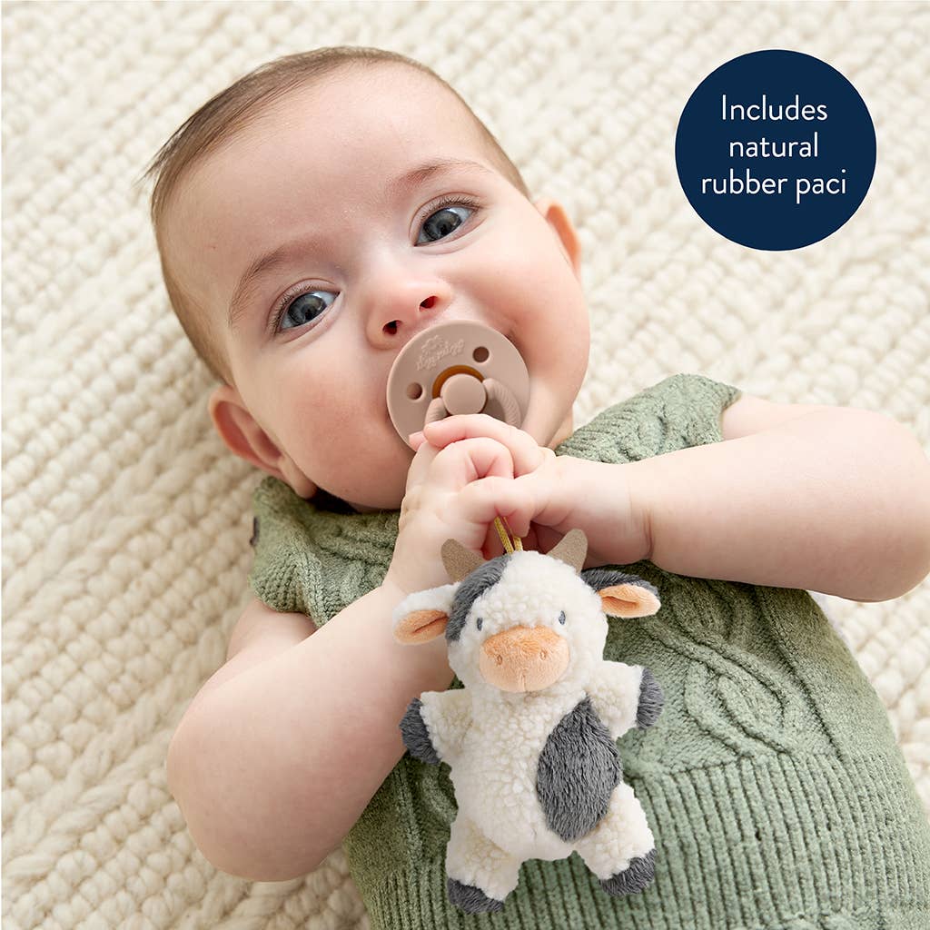 Itzy Ritzy | Bitzy Pal Natural Rubber Pacifier & Plush