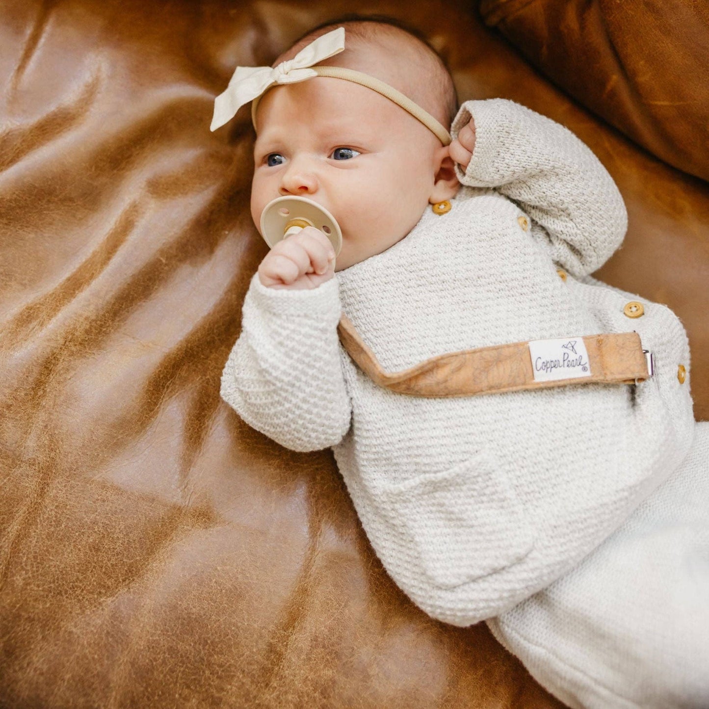 Copper Pearl | Binky Clips - Eden