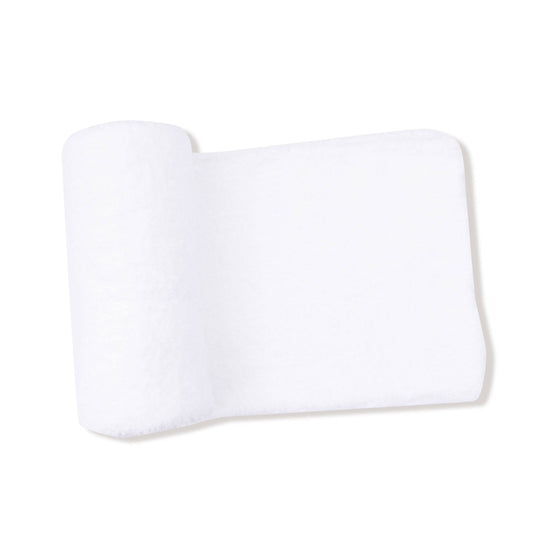 Chenille - White Stroller Blanket