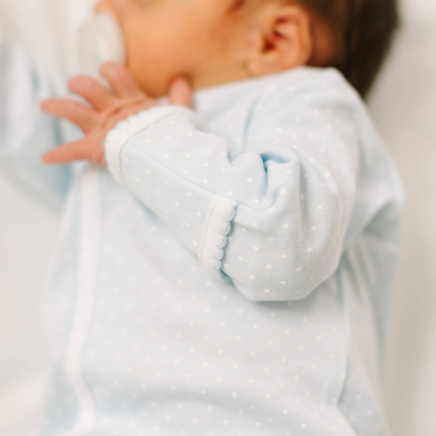 Magnolia Baby | Simply Sweet Footie - Light Blue