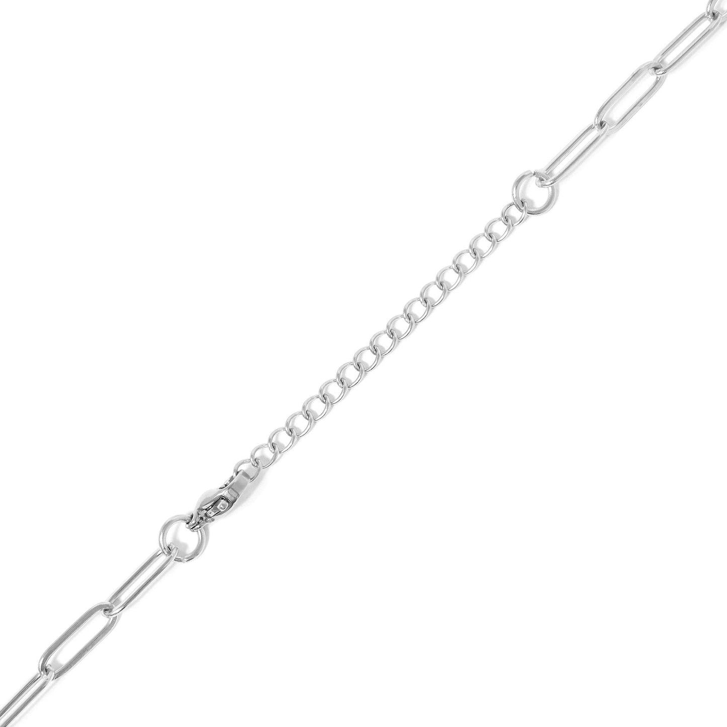 Gold Carabiner "Love" Paperclip Charm Necklace