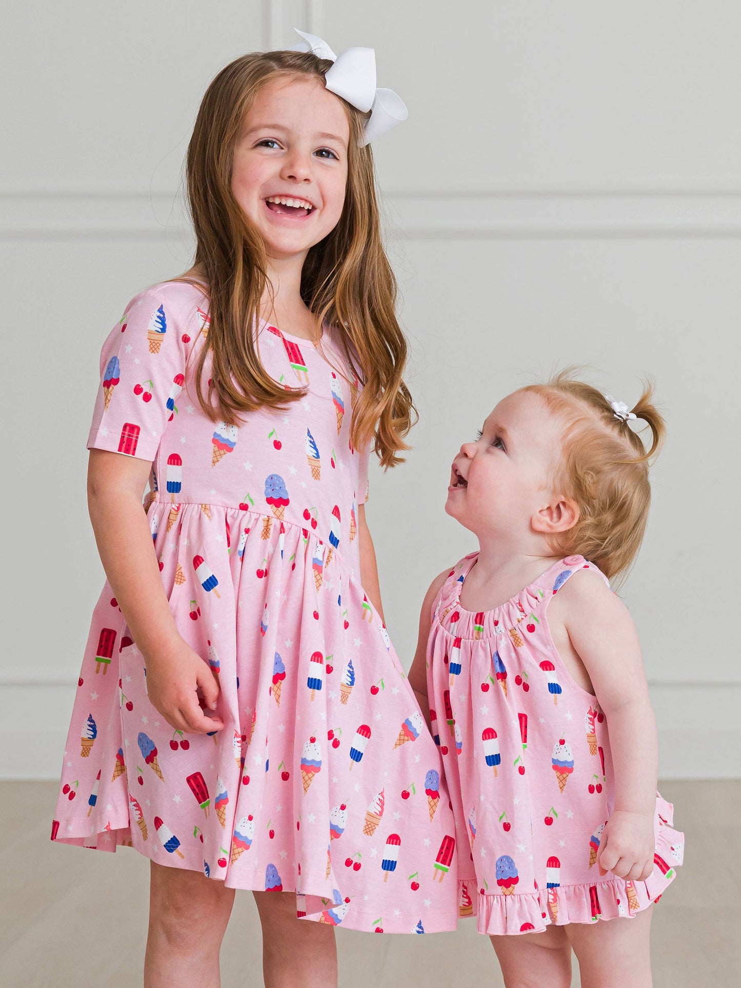 Sweet Freedom Short Sleeve Knit Twirl Dress