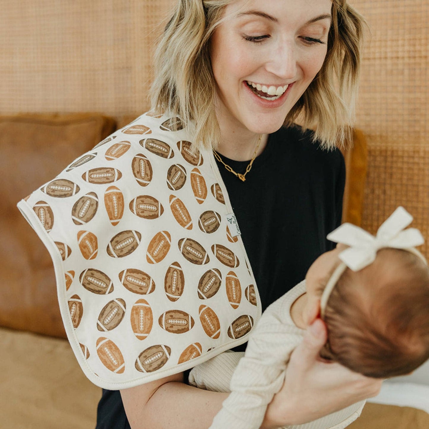 Copper Pearl | 3 Pack Premium Burp Cloths - Blitz