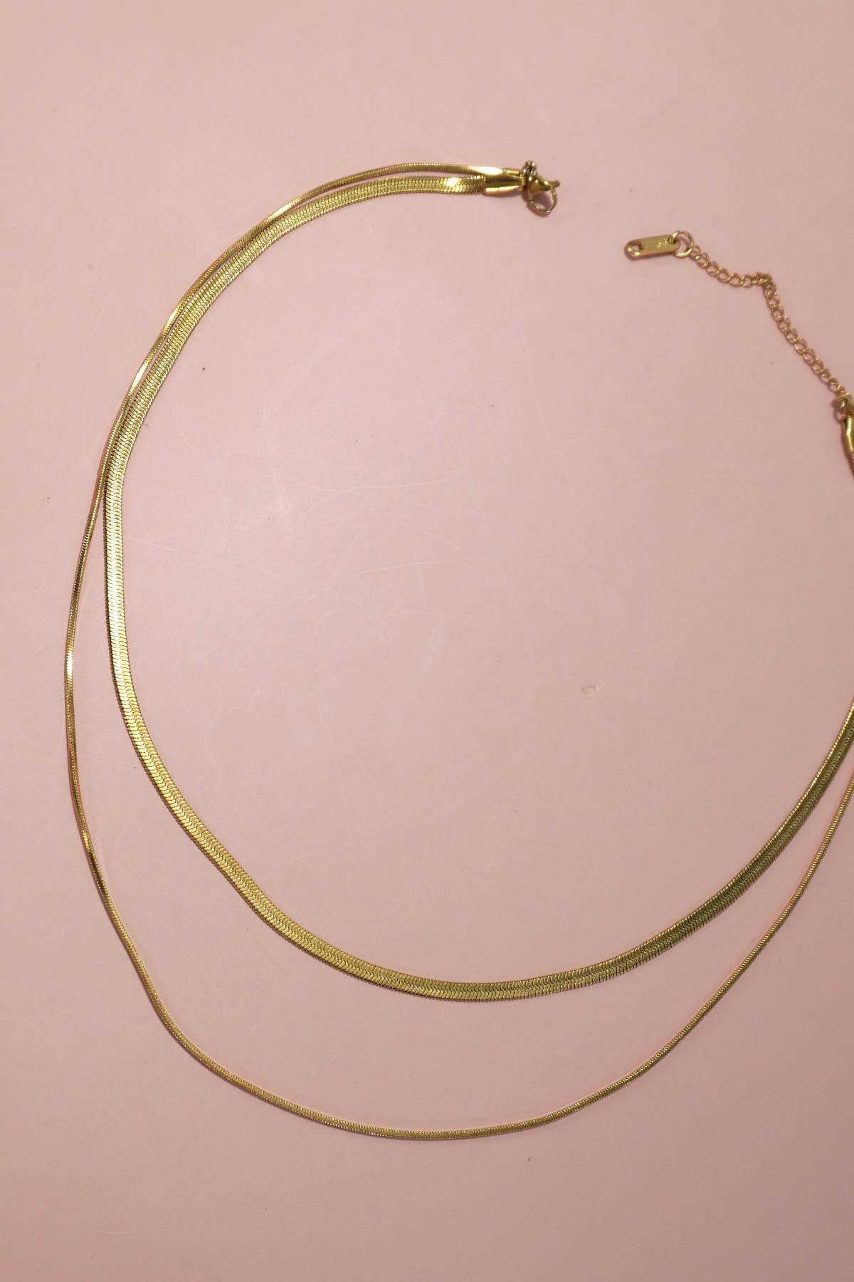 Multi-Layer Herringbone Necklace