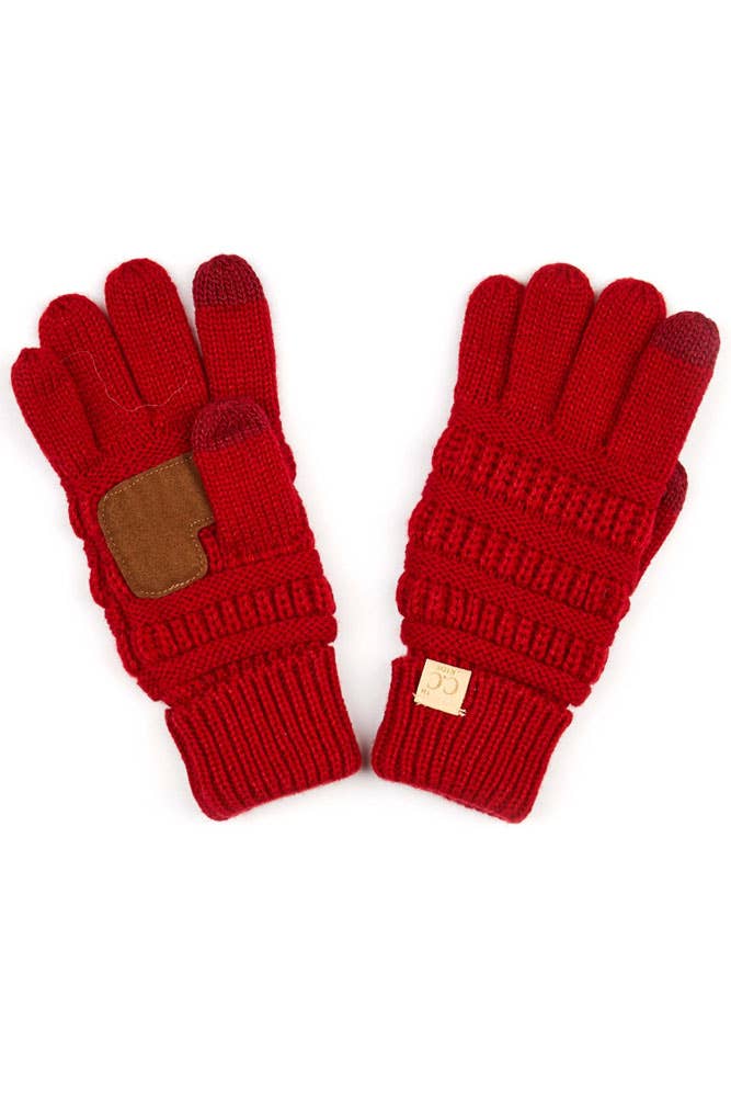 C.C Kids Knit Gloves