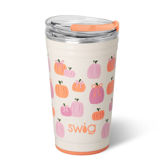 Swig Life - Pumpkins and Bows Party Cup (24oz)