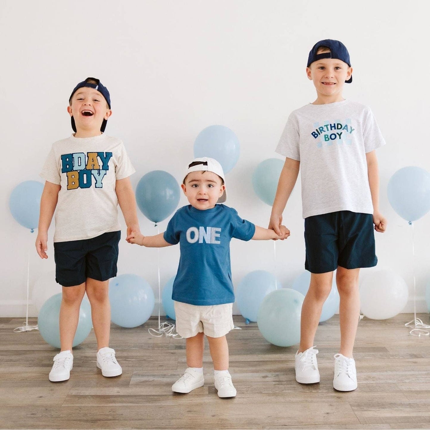 Birthday Boy Checkered Short Sleeve T-Shirt