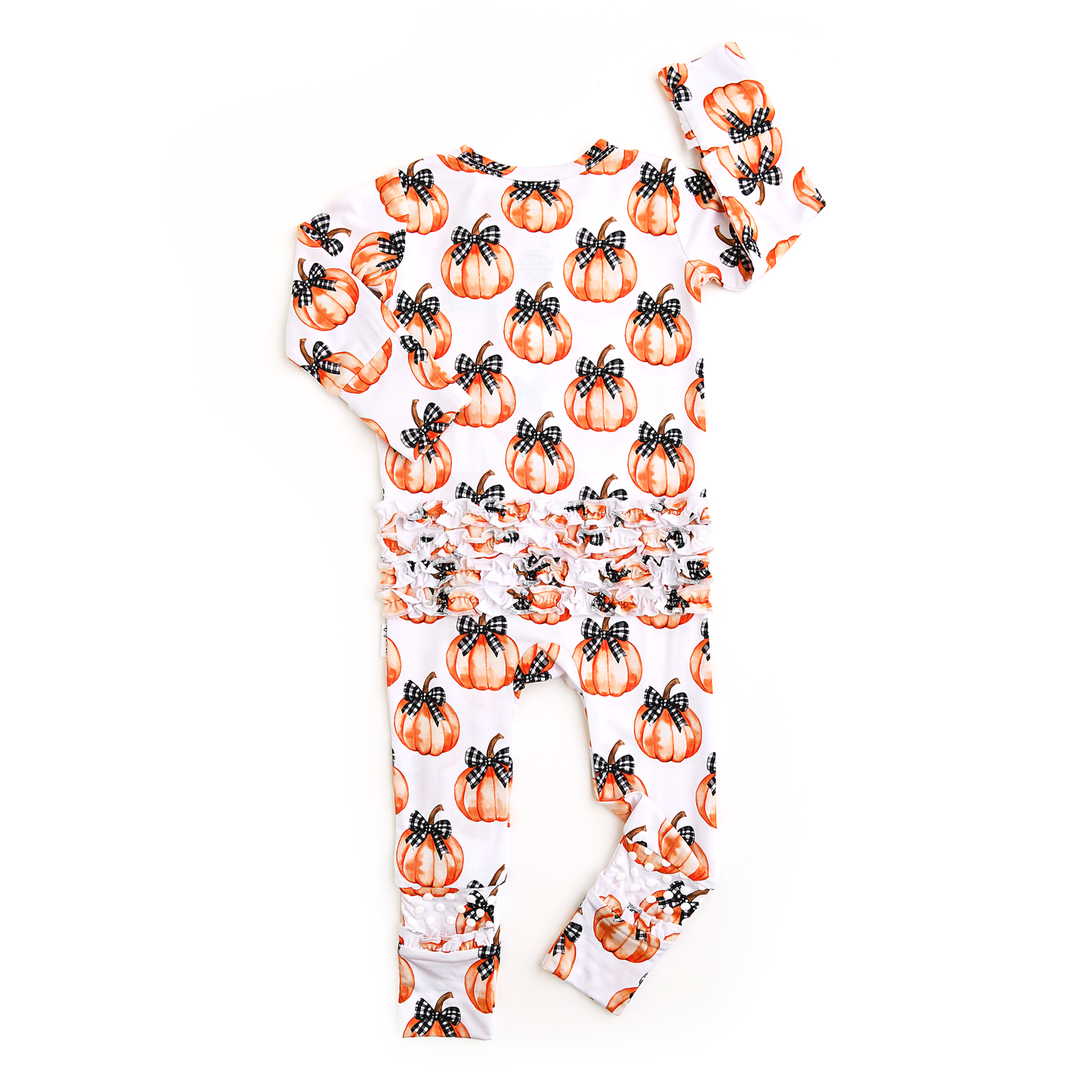 Lilith Pumpkin Ruffle Zip