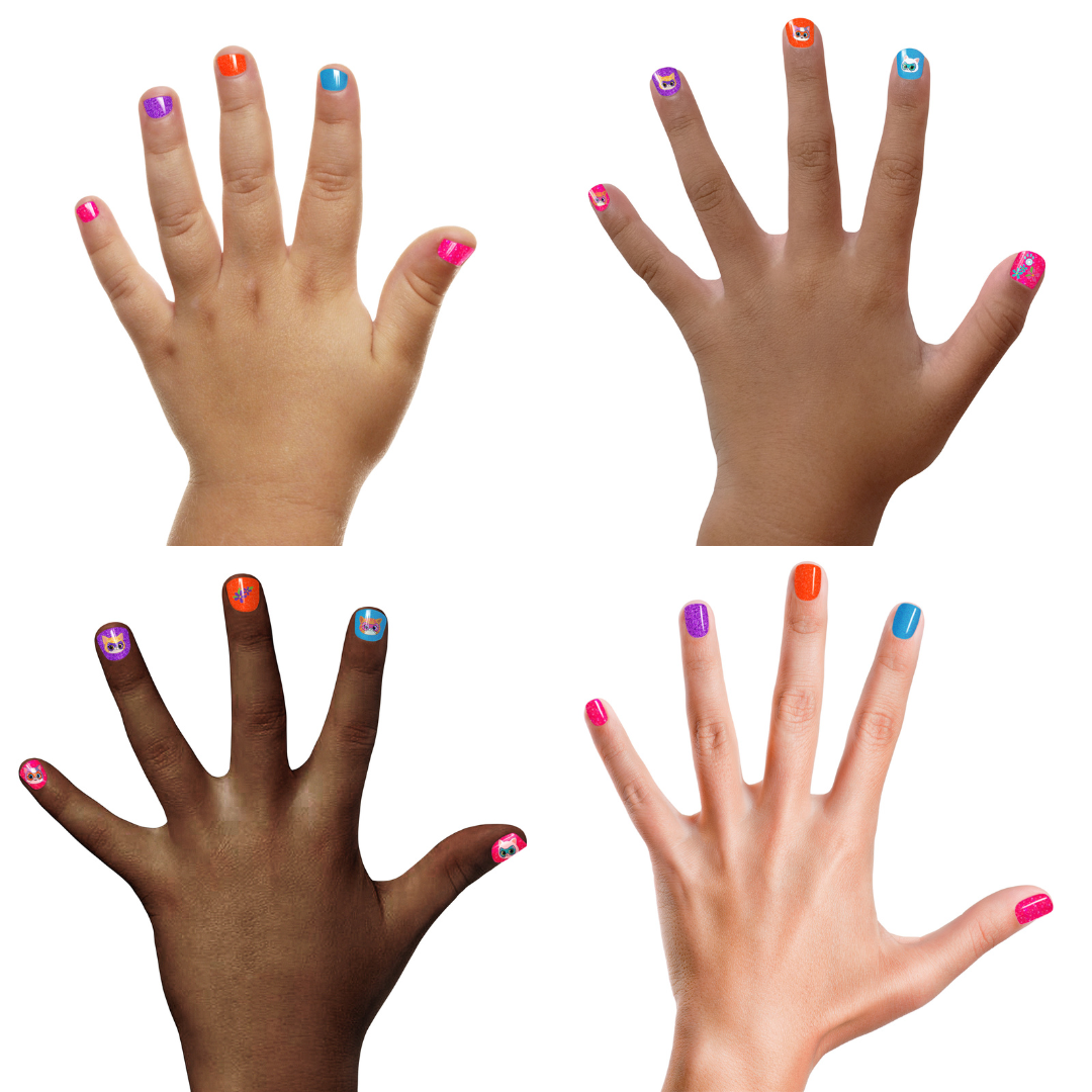 Piggy Paint - SuperKitties 4-Polish Box Set - Kids Non-toxic Nail Polish