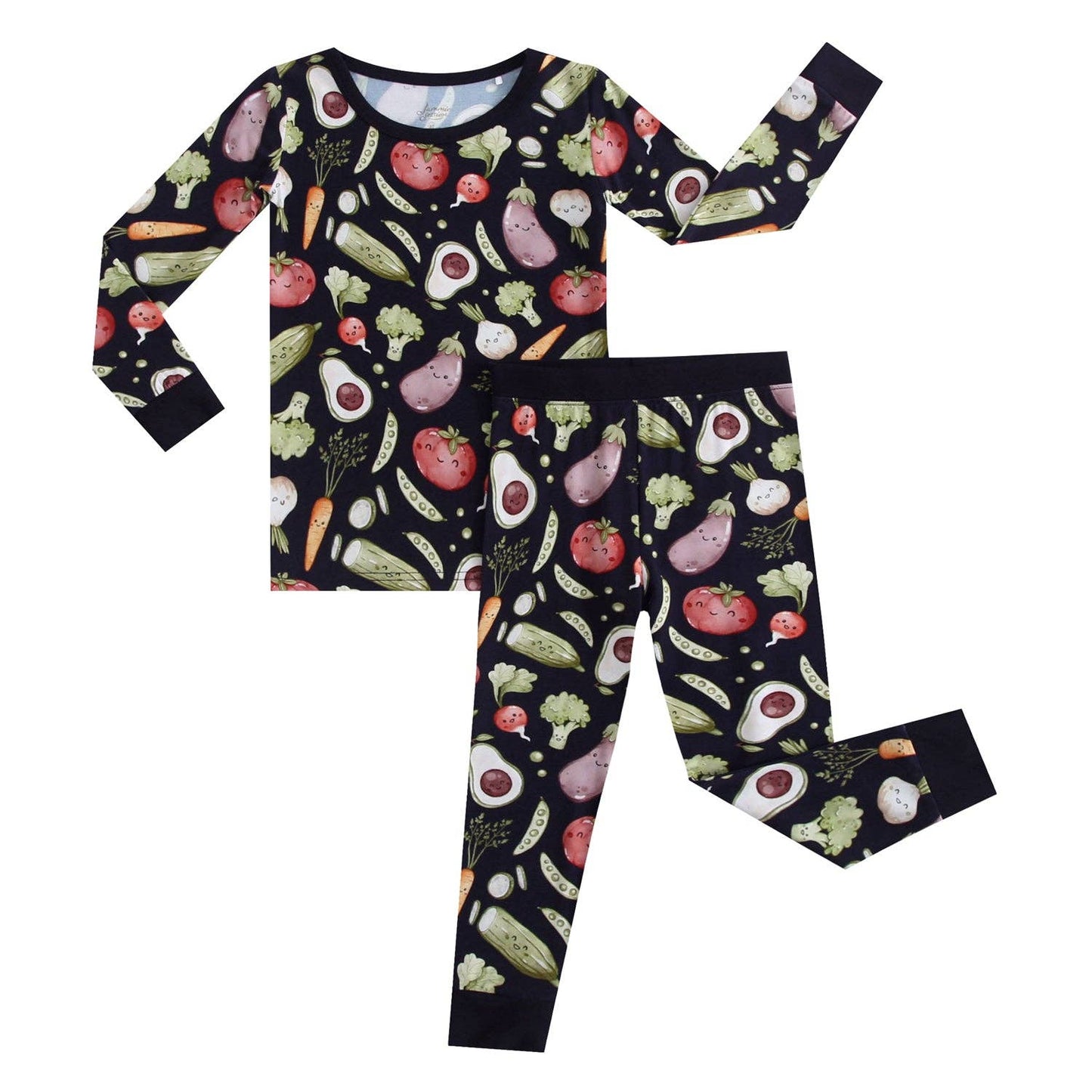 I Love You Veggie Much Long Sleeve Pajamas