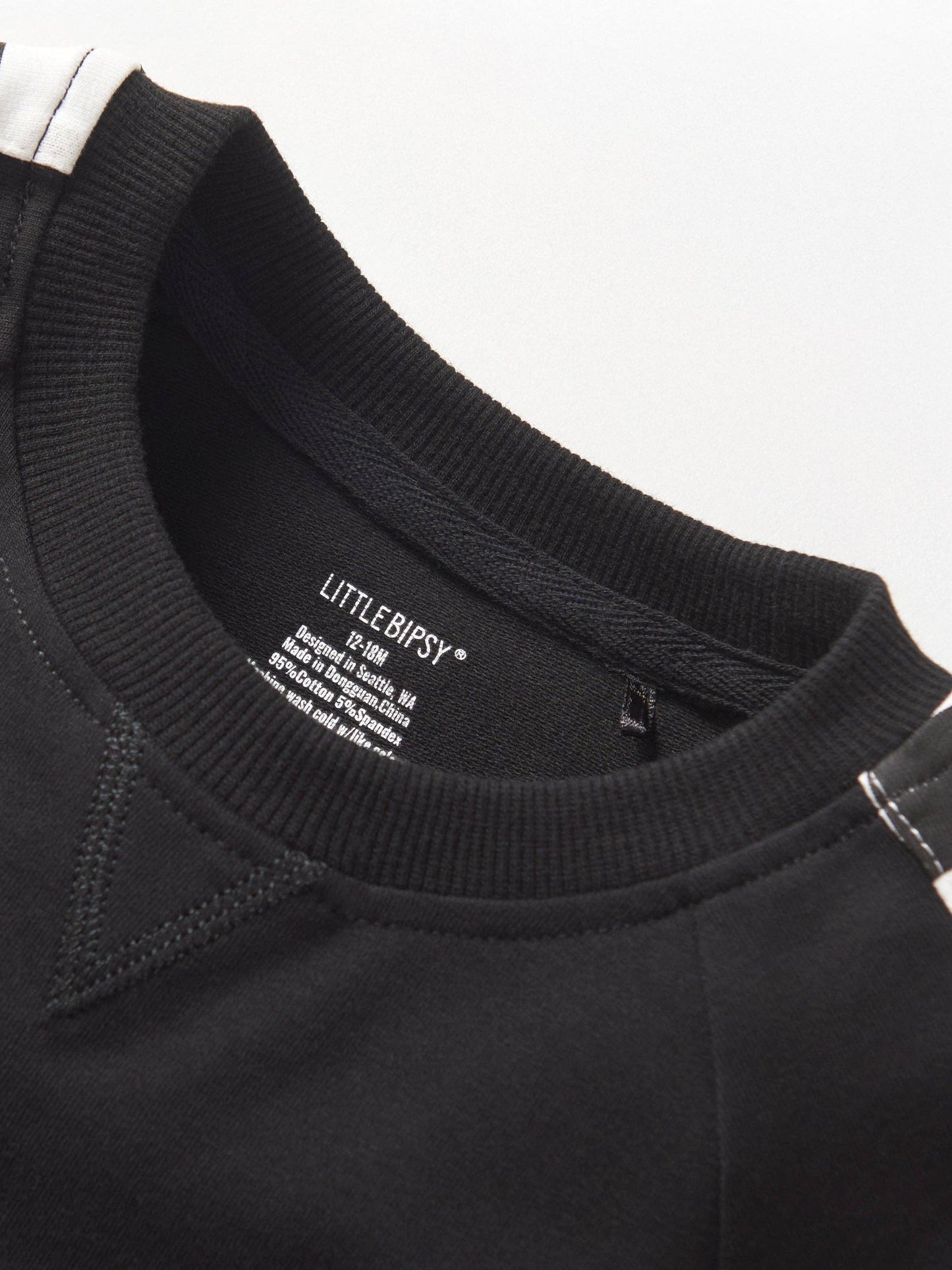 Side Checkered Joggers and Pullover Set