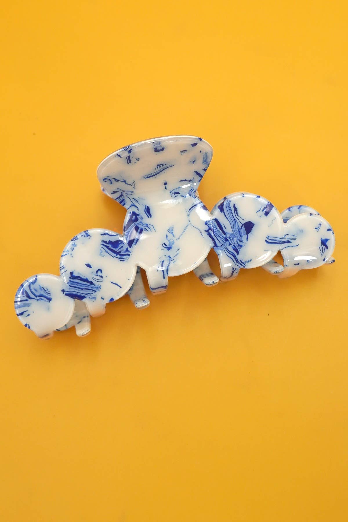 Vintage Porcelain Style Hair Claw Clip