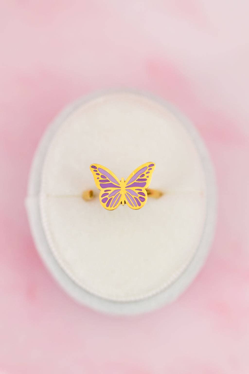 Enamel Spinner Rings