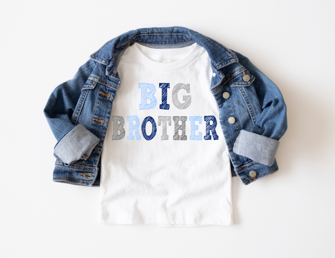 Big Brother Birth Announcement Boys Tee