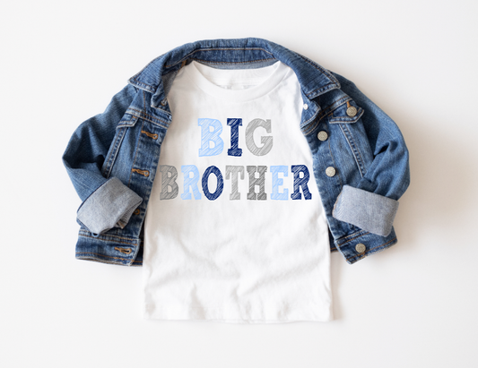 Big Brother Birth Announcement Boys Tee