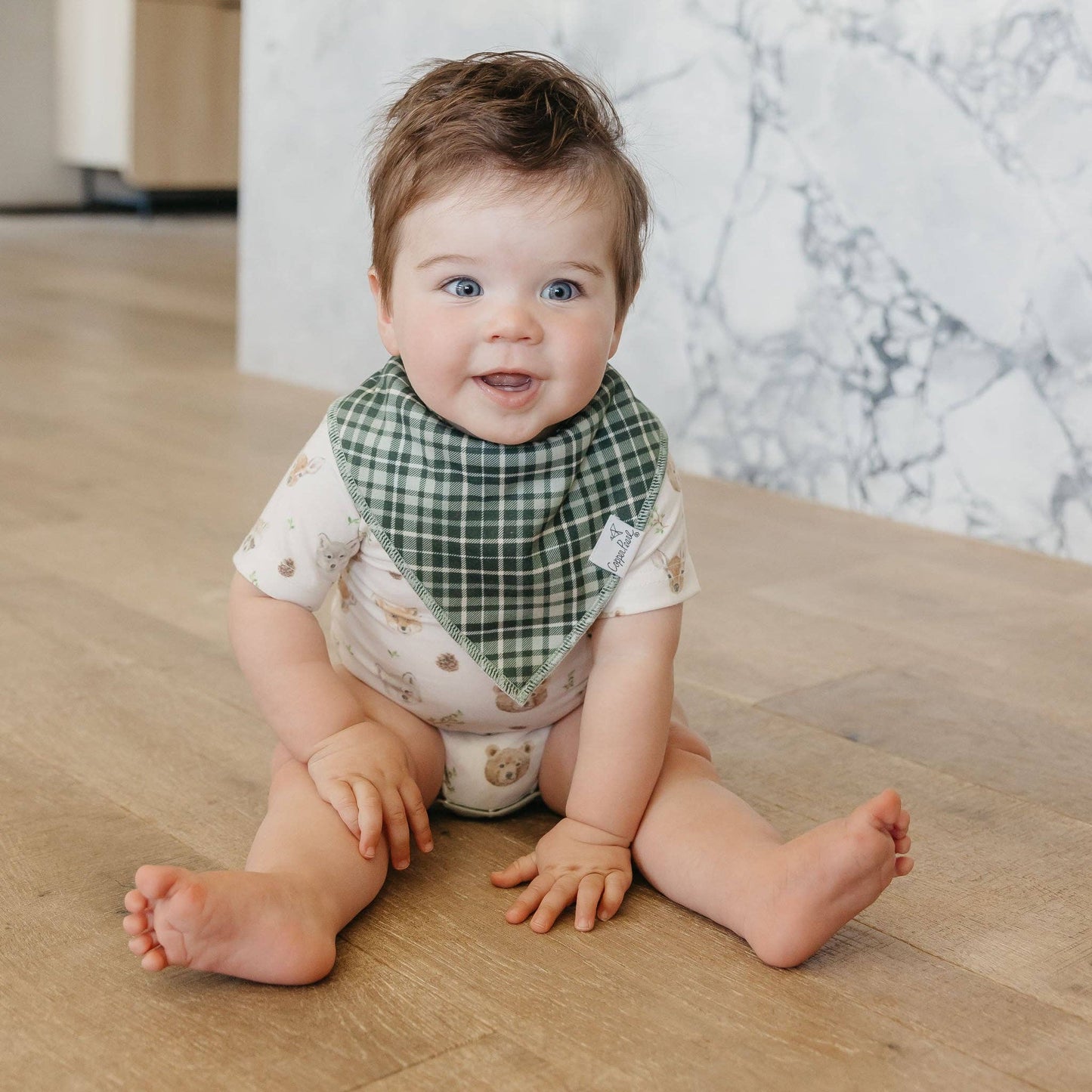 Copper Pearl | 4 Pack Baby Bandana Bibs - Wilder