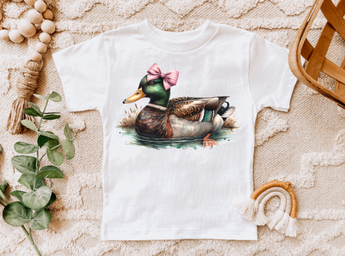 Mallard With a Bow Tee