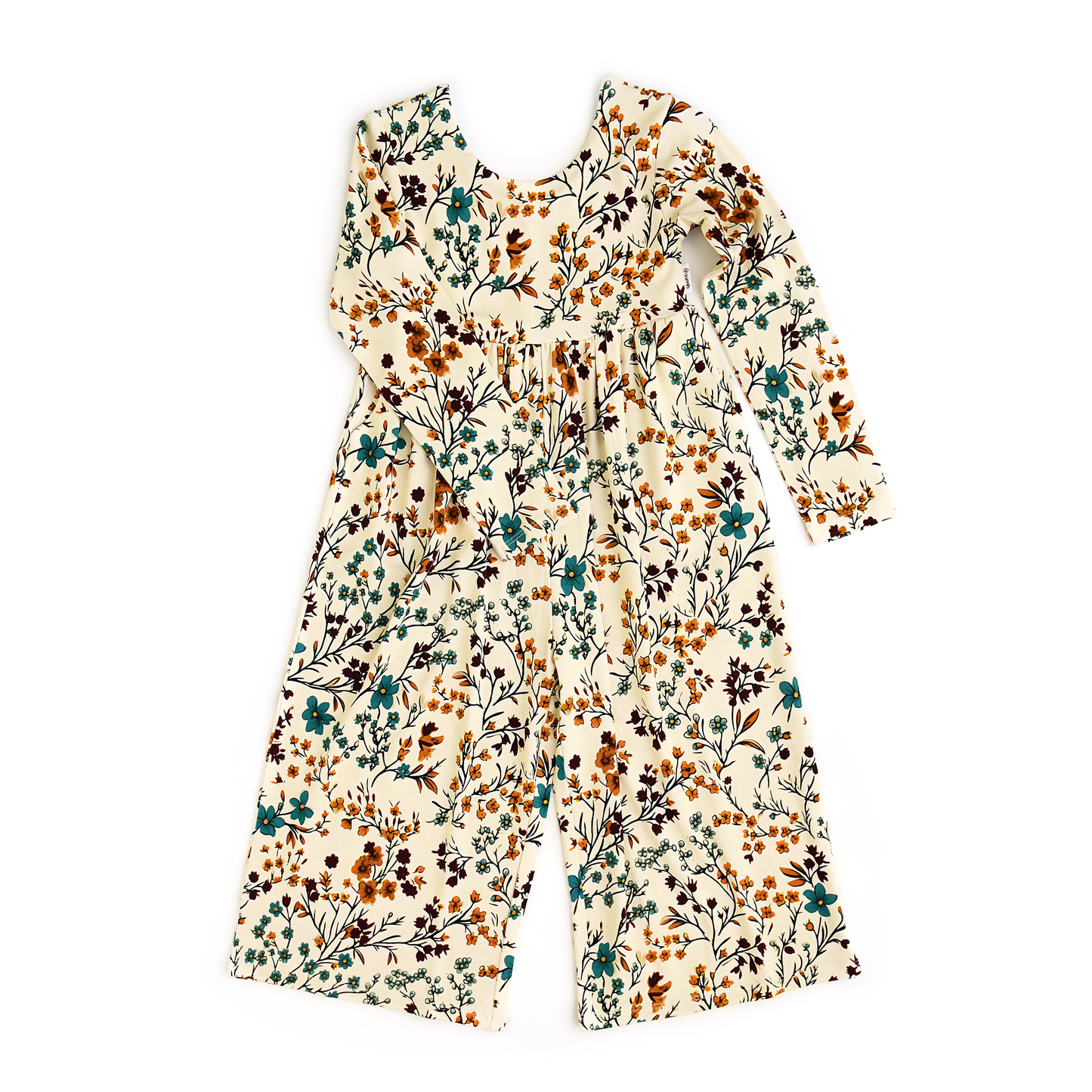 Maren Bamboo Floral Wide Leg Romper