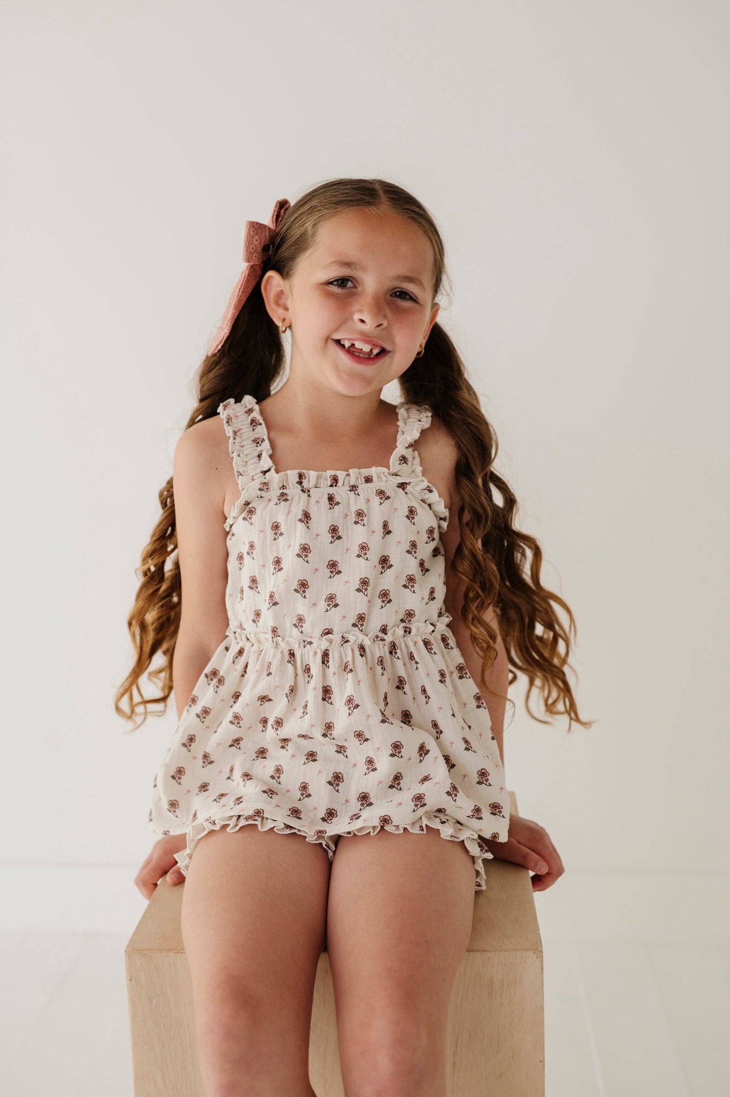 Avery & Alexander Ruffle Gauze Tank