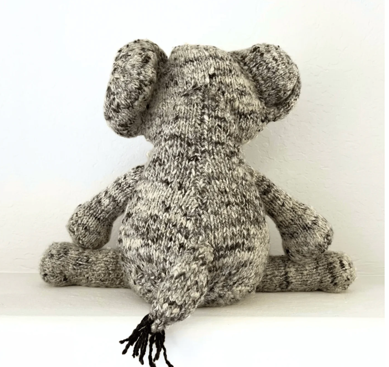 Organic Wool Knit Buddy| Elliott the Elephant