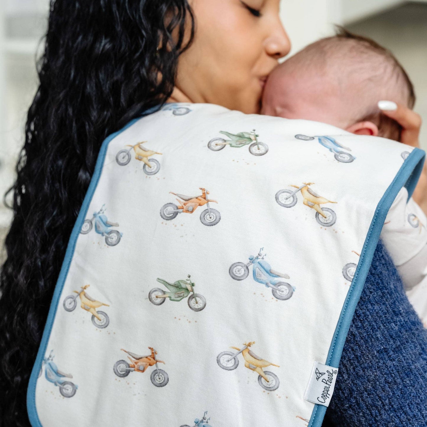 Copper Pearl | 3 Pack Premium Burp Cloths - Ryder