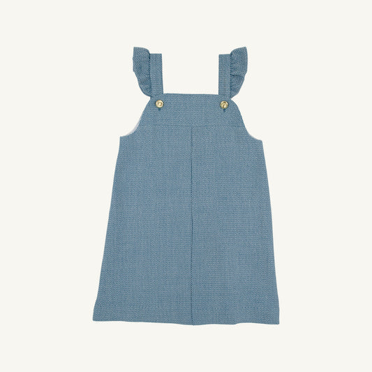 TBBC | Julia Jumper (Tweed) - Barnsley Blue with Palmetto Pearl