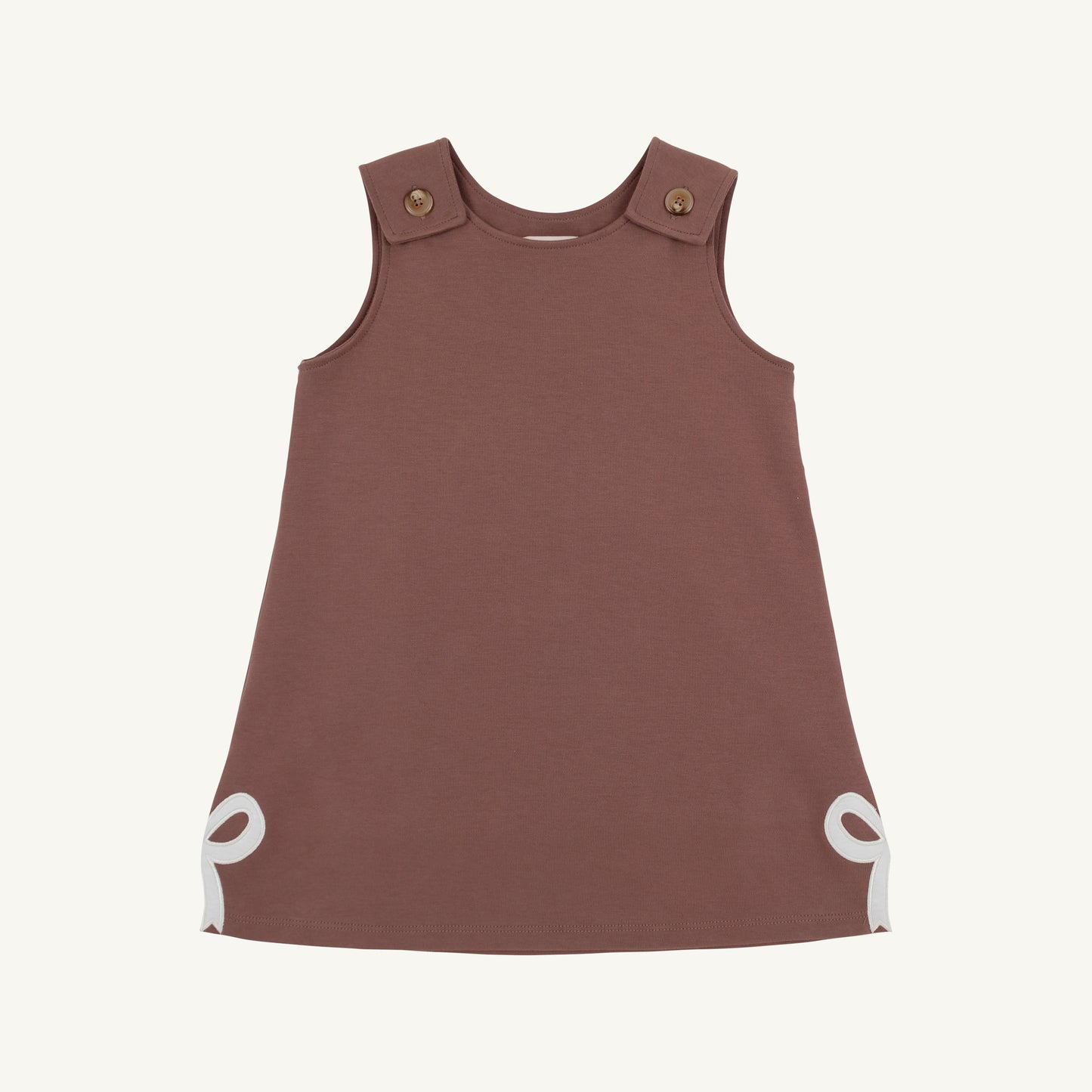 TBBC | Juliet Jumper (Pima) - Gray Bay Brown with Palmetto Pearl and Bows