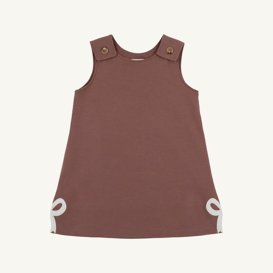 TBBC | Juliet Jumper (Pima) - Gray Bay Brown with Palmetto Pearl and Bows