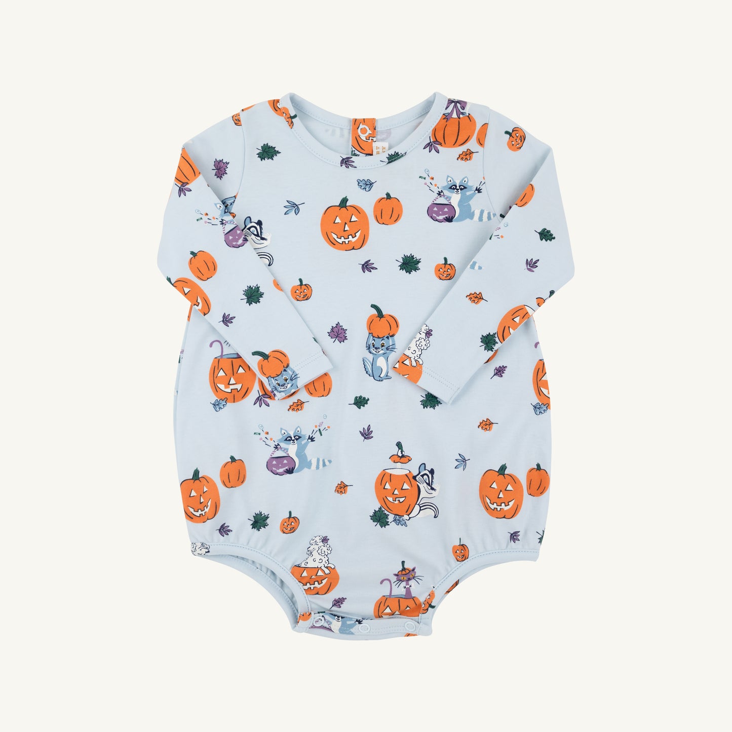 TBBC | Long Sleeve Patton Play Bubble - Candy and Critters (Buckhead Blue)