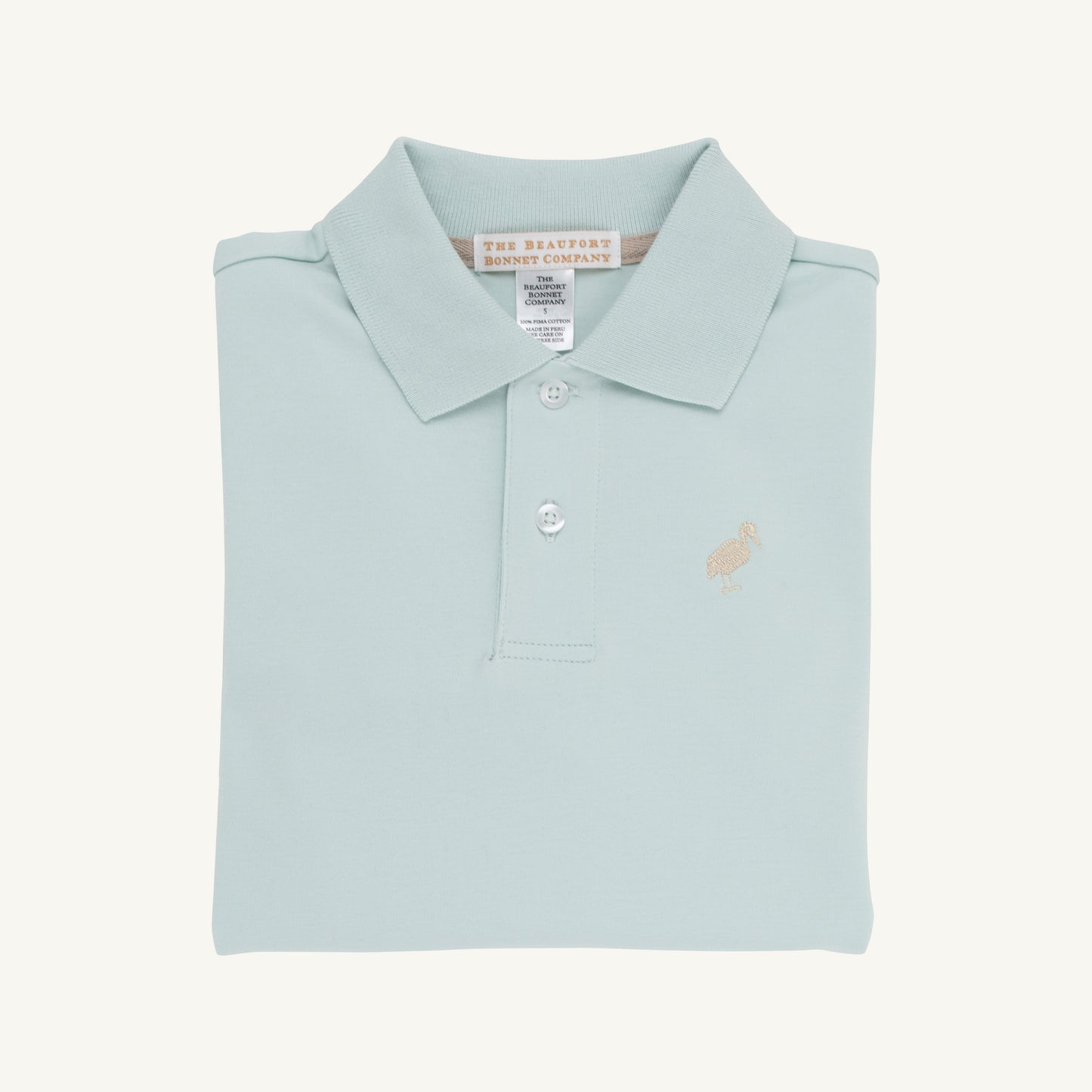TBBC | Prim and Proper Polo LS - Old Greenwich Green with Keeneland Khaki