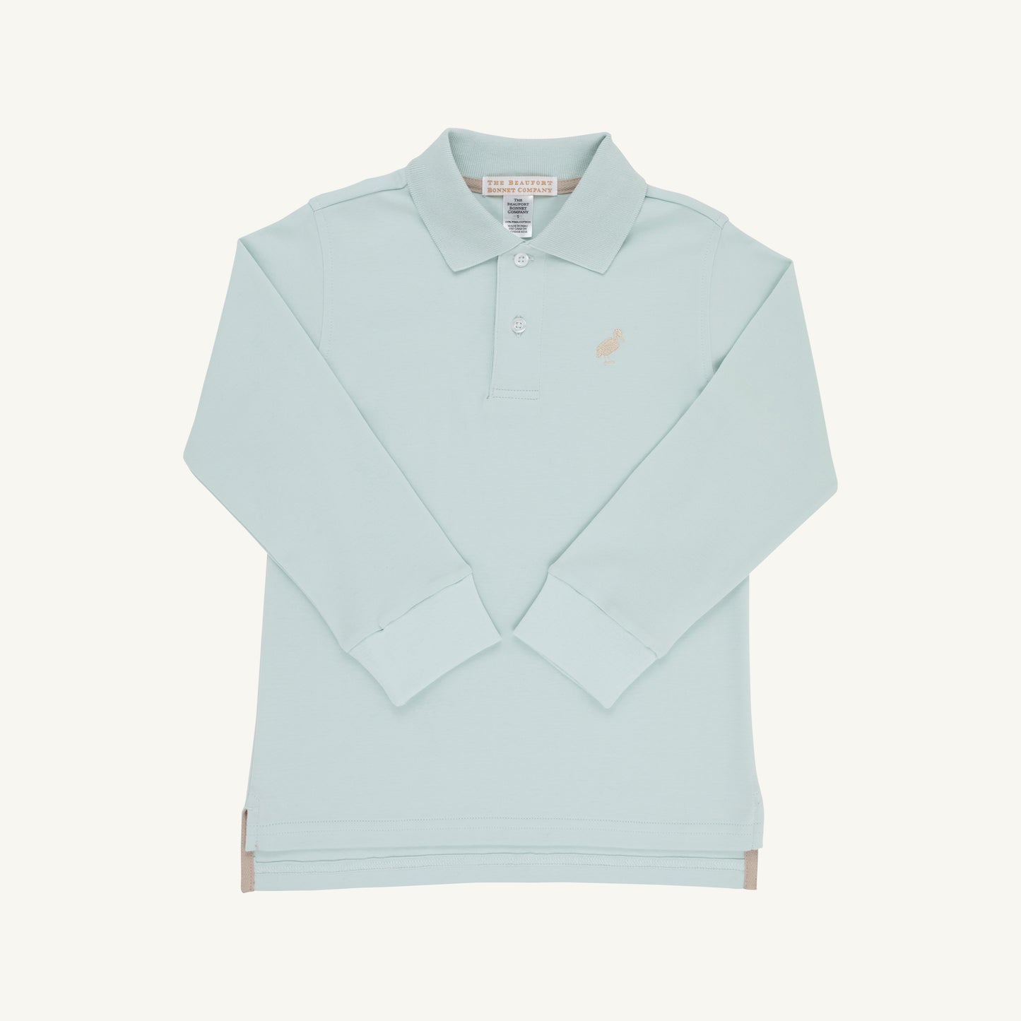 TBBC | Prim and Proper Polo LS - Old Greenwich Green with Keeneland Khaki