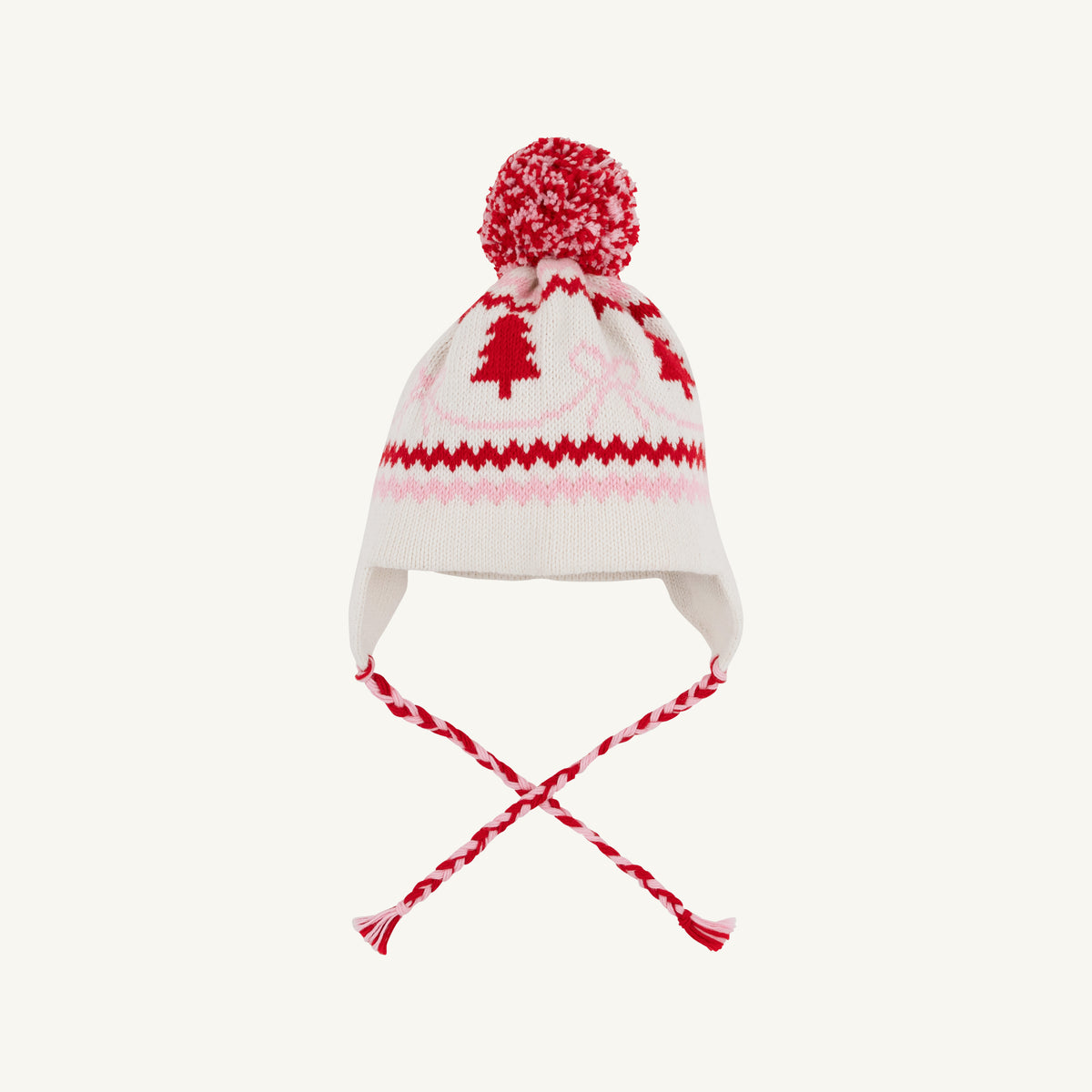TBBC | Parrish Pom Pom Hat - Palmetto Pearl with Bows and Trees