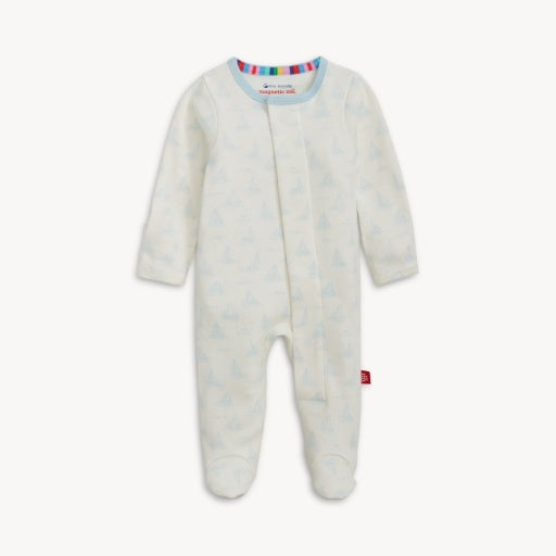 Magnetic Me | Organic Cotton Footie - Tiny Tides