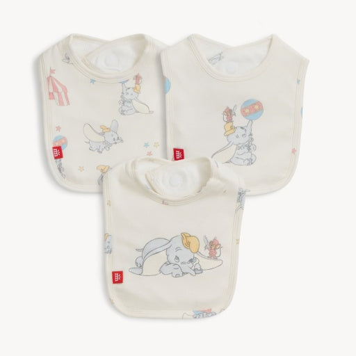 Magnetic Me | Modal Magnetic Bib 3-Pack - Dumbo Circus