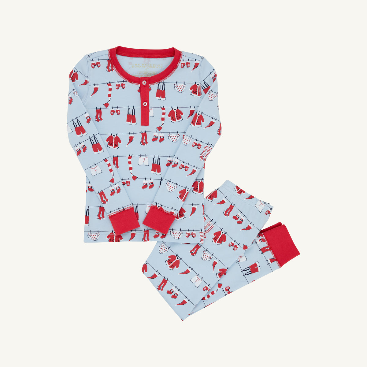 TBBC | Sutton's Sweet Dream Set - Santa's Laundry Line with Richmond Red
