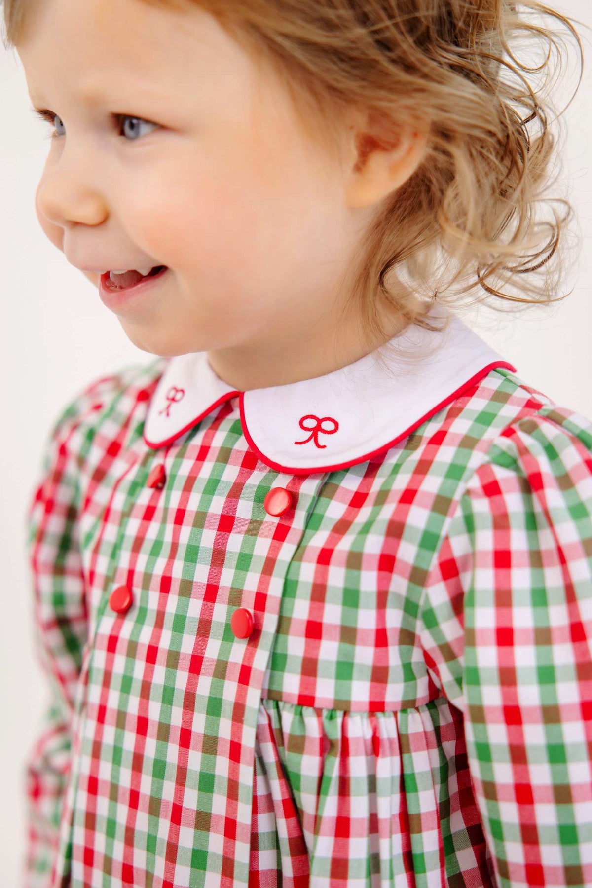 TBBC | Della Marie Dress - Richmond Red and Kiawah Kelly Green Gingham with Worth Avenue White
